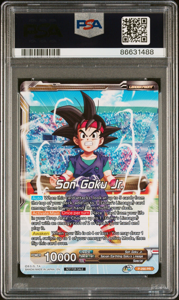 2021 DRAGON BALL SUPER SS GOKU JR., SL/SGJ #P-290 - PSA 10 (Online Order Only)