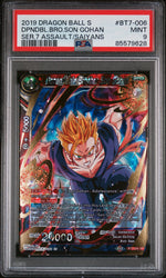 2019 DRAGON BALL SUPER ASSAULT SAIYANS DPNDBL.BRO.SON GOHAN #BT7-006 PSA 9 (Online Order Only)