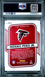 Graded 2024 Panini Donruss Michael Penix Jr #1TR2 The Rookies Rookie RC Football Card PSA 10 Gem Mint (ONLINE ORDER ONLY)