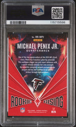 Graded 2024 Panini Phoenix Michael Penix Jr #RRMPJ Rookie Rising Wave Rookie RC Football Card PSA 10 Gem Mint (ONLINE ORDER ONLY)
