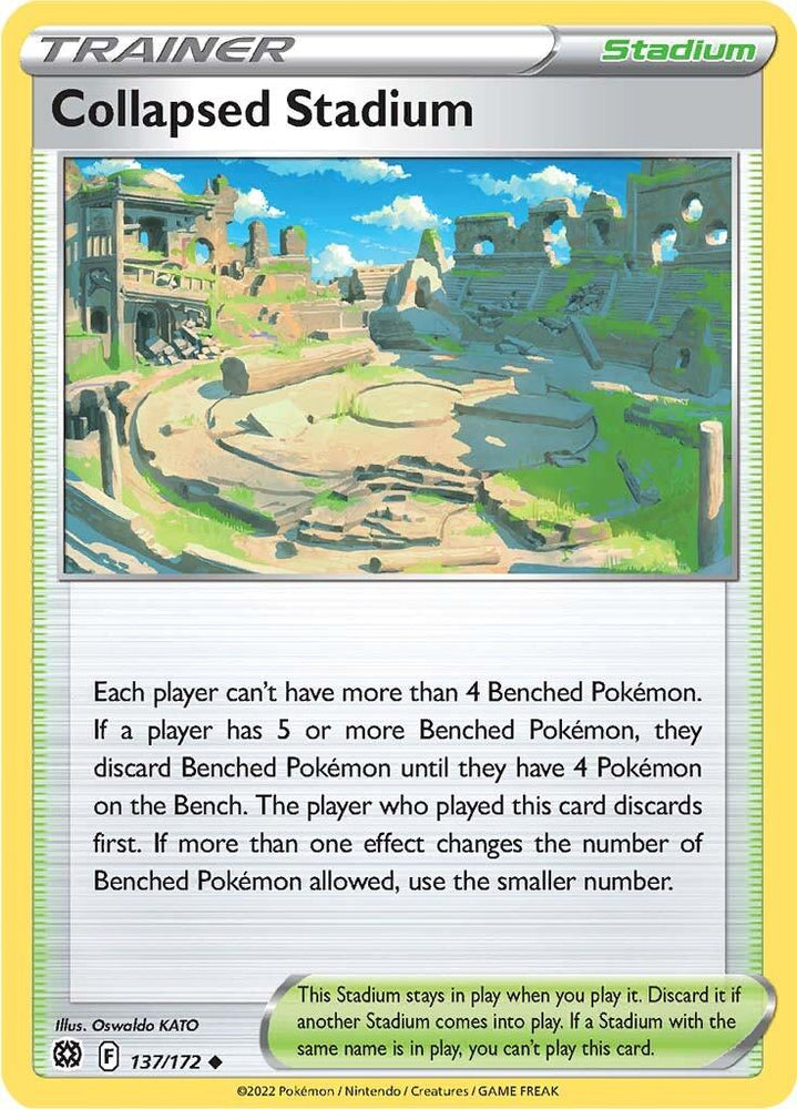 Collapsed Stadium (137/172) [Sword & Shield: Brilliant Stars] (Online Only)