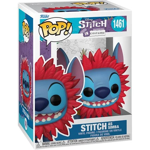 Lilo & Stitch Costume Stitch as Simba Funko Pop! Vinyl Figure #1461 (ONLINE ORDER ONLY)