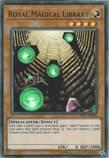 Royal Magical Library [OP07-EN004] Super Rare (ONLINE ORDER ONLY)