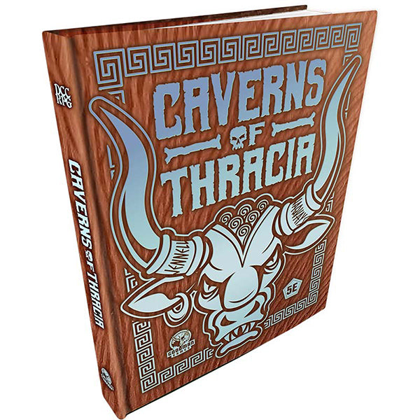 Dungeon Crawl Classics: The Caverns of Thracia (5E) Minotaur Hide Cover (ONLINE ORDER ONLY)
