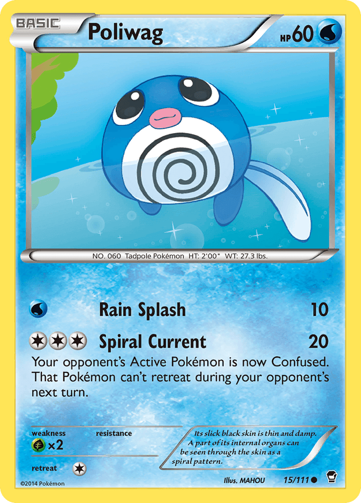 Poliwag (15/111) [XY: Furious Fists] (Online Only)