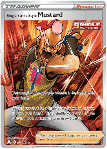 Single Strike Style Mustard (163/163) [Sword & Shield: Battle Styles] (Online Only)