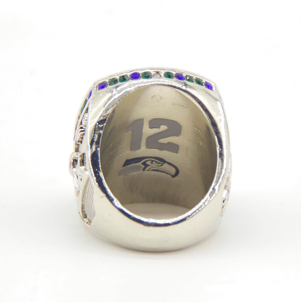 New 2025 Seahawks Championship Ring – Super Bowl 60 Fan Replica Ring
