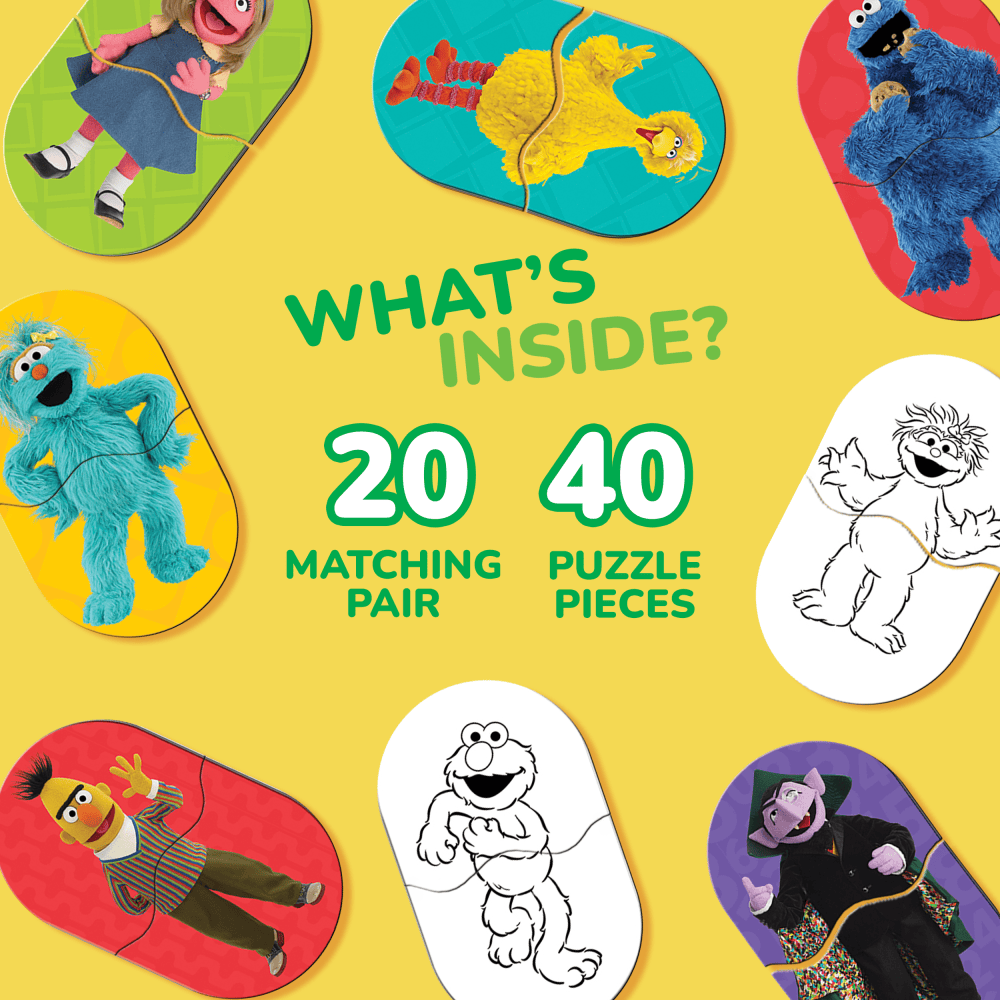 Sesame Street - Heads & Toes Matching Jigsaw Puzzles