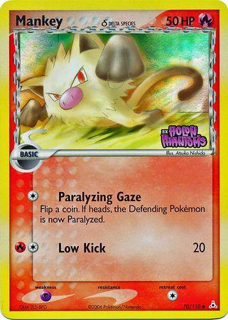 Mankey (70/110) (Delta Species) (Stamped) [EX: Holon Phantoms] (Online Only)