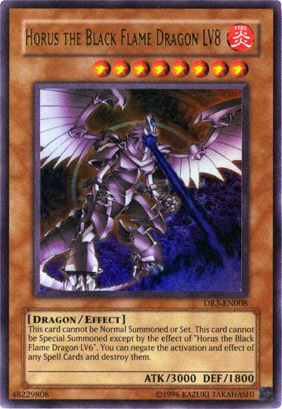 Horus the Black Flame Dragon LV8 [DR3-EN008] Ultra Rare (ONLINE ORDER ONLY)