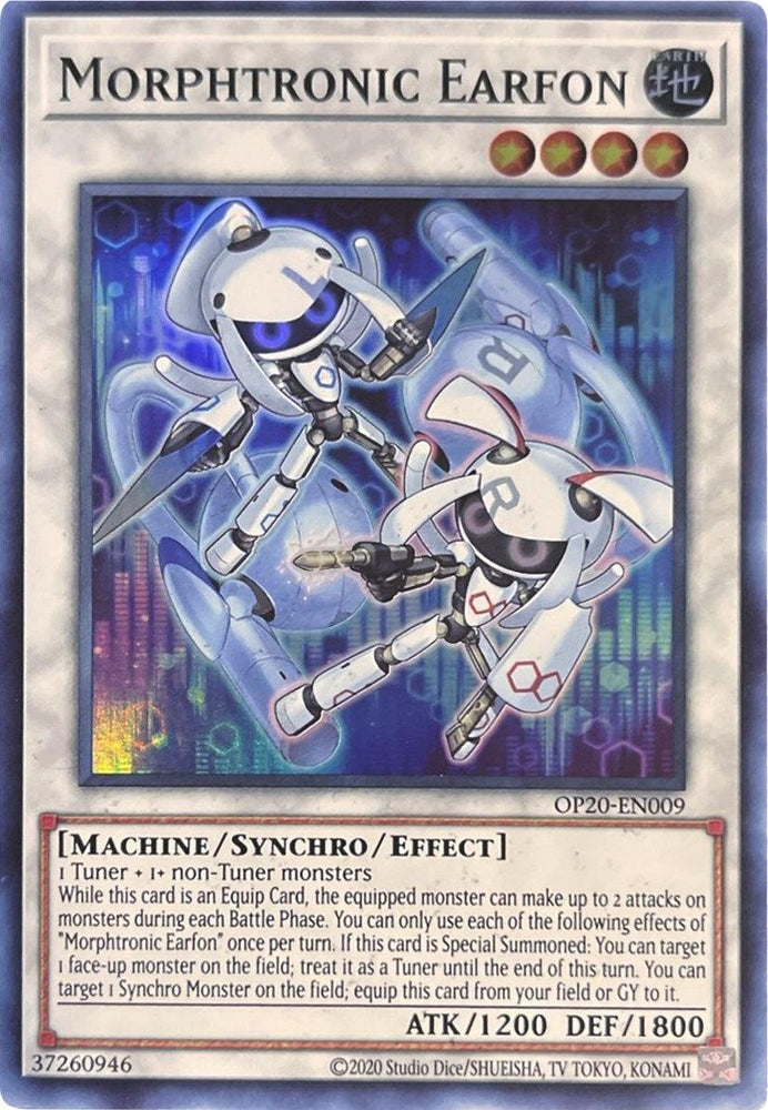 Morphtronic Earfon [OP20-EN009] Super Rare (ONLINE ORDER ONLY)