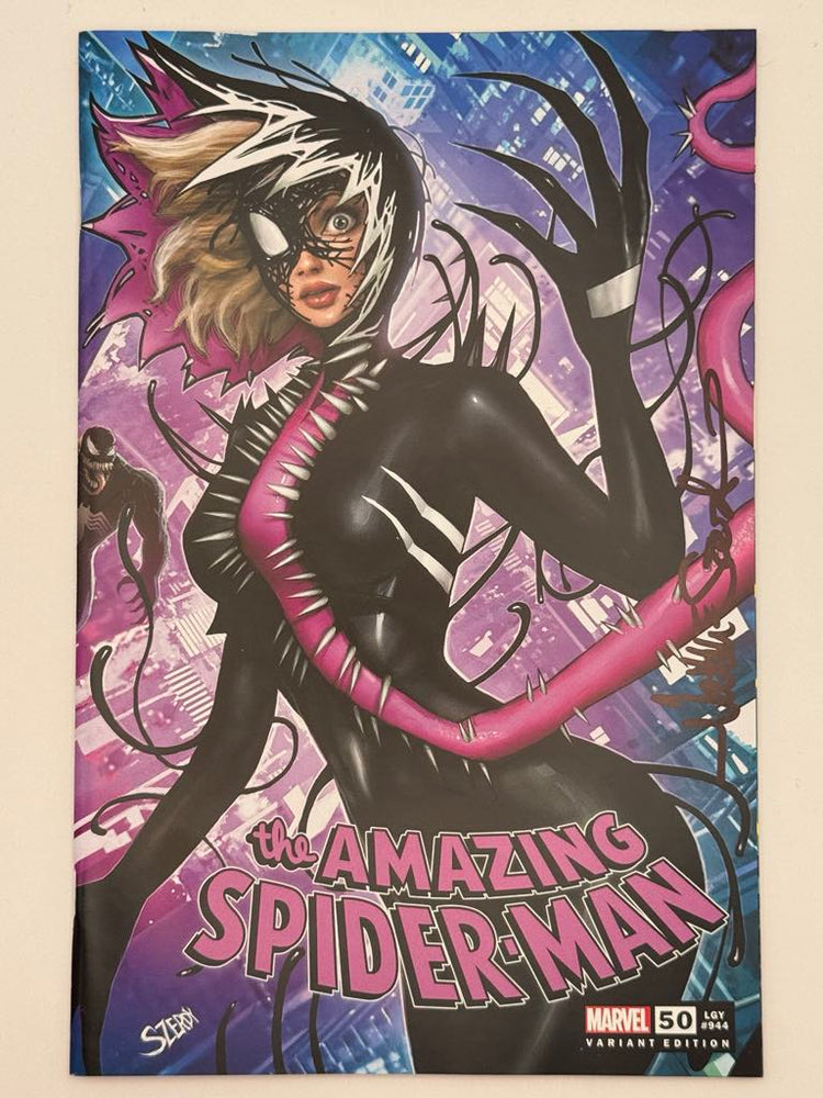 [Signed by Nathan Szerdy] AMAZING SPIDER-MAN #50 UNKNOWN COMICS NATHAN SZERDY EXCLUSIVE VAR (ONLINE ORDER ONLY)