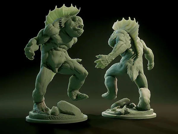 3D Printed Nafarrate Dagon Lovecraftian Bestiary 28 32 mm D&D (Online Only)