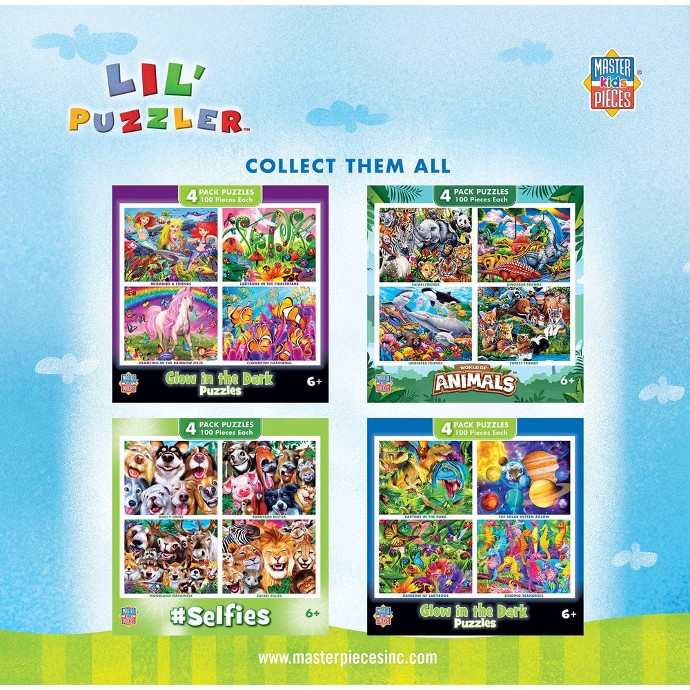 Lil Puzzler 48 Piece Jigsaw Puzzles 4-Pack (ONLINE ORDER ONLY)
