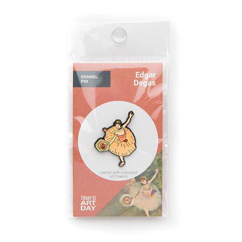 Dancer with a Bouquet of Flowers Enamel Pin - Today is Art Day (ONLINE ORDER ONLY)