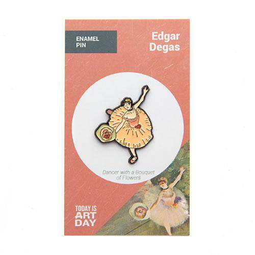 Dancer with a Bouquet of Flowers Enamel Pin - Today is Art Day (ONLINE ORDER ONLY)
