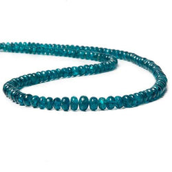 Dark Neon Apatite Plain Rondelle (ONLINE ORDER ONLY)