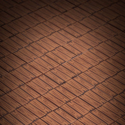 Dark Hardwood Tile Part Pack (20 Tiles) made with LEGO parts - B3 Customs (Online Order Only)