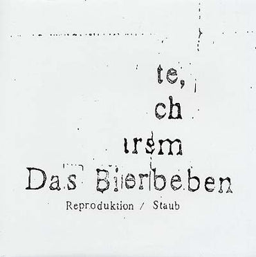 DAS BIERBEBEN - Reproduktion/Staub Rmxs [Vinyl] (ONLINE ORDER ONLY)