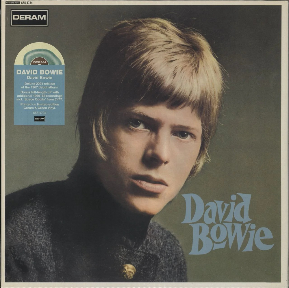 David Bowie (Limited Edition, Cream & Green Swirl Colored Vinyl) (2 Lp's) [Vinyl] (ONLINE ORDER ONLY)
