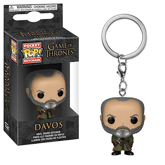 Funko POP! Keychain: Game of Thrones - Davos Pocket Keychain (ONLINE ORDER ONLY)