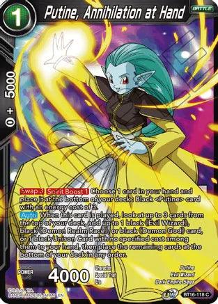 Putine, Annihilation at Hand (BT16-118) [Realm of the Gods] (ONLINE ORDER ONLY)