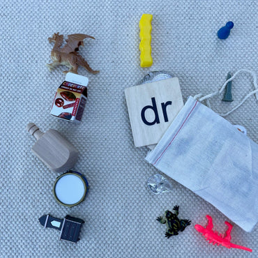 Bag Full of Blends Objects Kit (dr, bl, fr, sk, gr)  with Wooden Tiles (ONLINE ORDER ONLY)