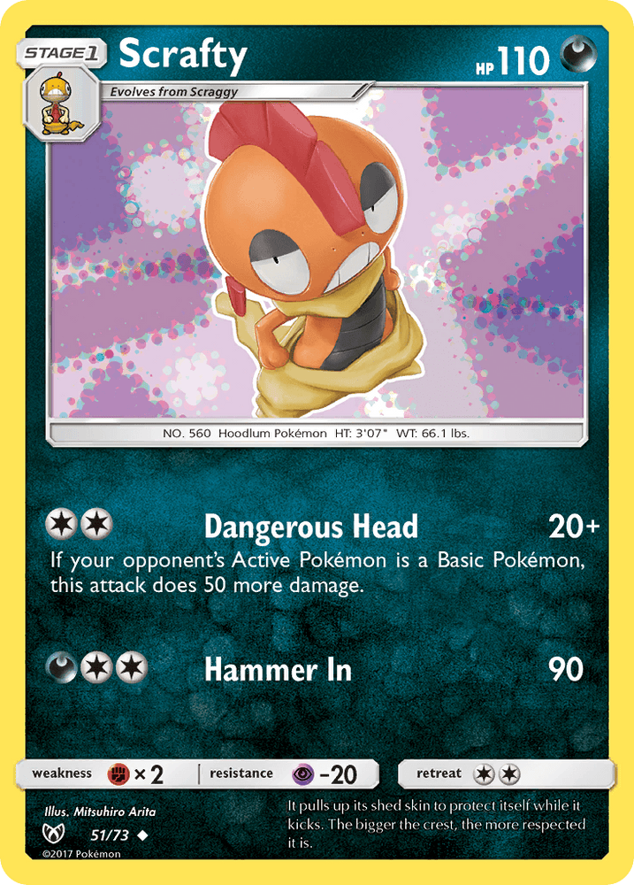 Scrafty (51/73) [Sun & Moon: Shining Legends] (Online Only)