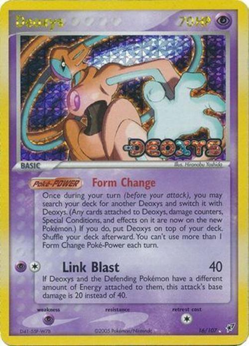 Deoxys (16/107) (Stamped) [EX: Deoxys] (Online Only)