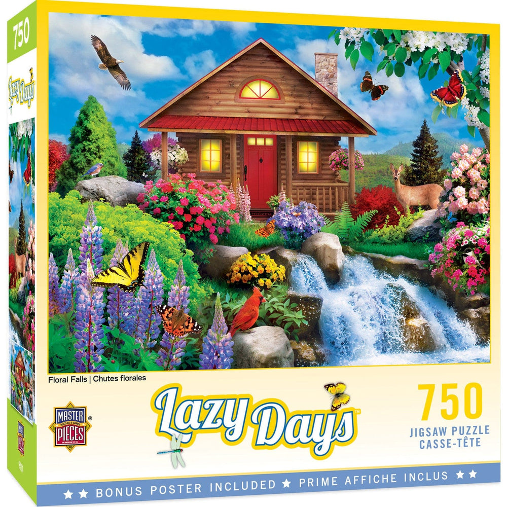 Lazy Days - Floral Falls 750 Piece Jigsaw Puzzle (ONLINE ORDER ONLY)