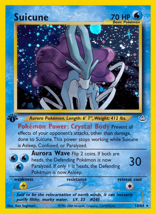 Suicune (14/64) [Neo Revelation 1st Edition] (Online Only)