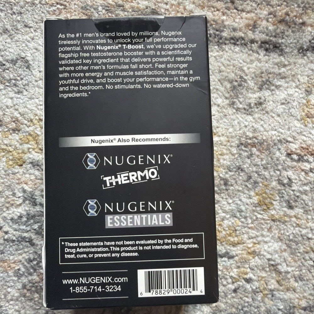 Nugenix T Boost - Free Testosterone Booster Supplement for Men, 90 Count (ONLINE ORDER ONLY)