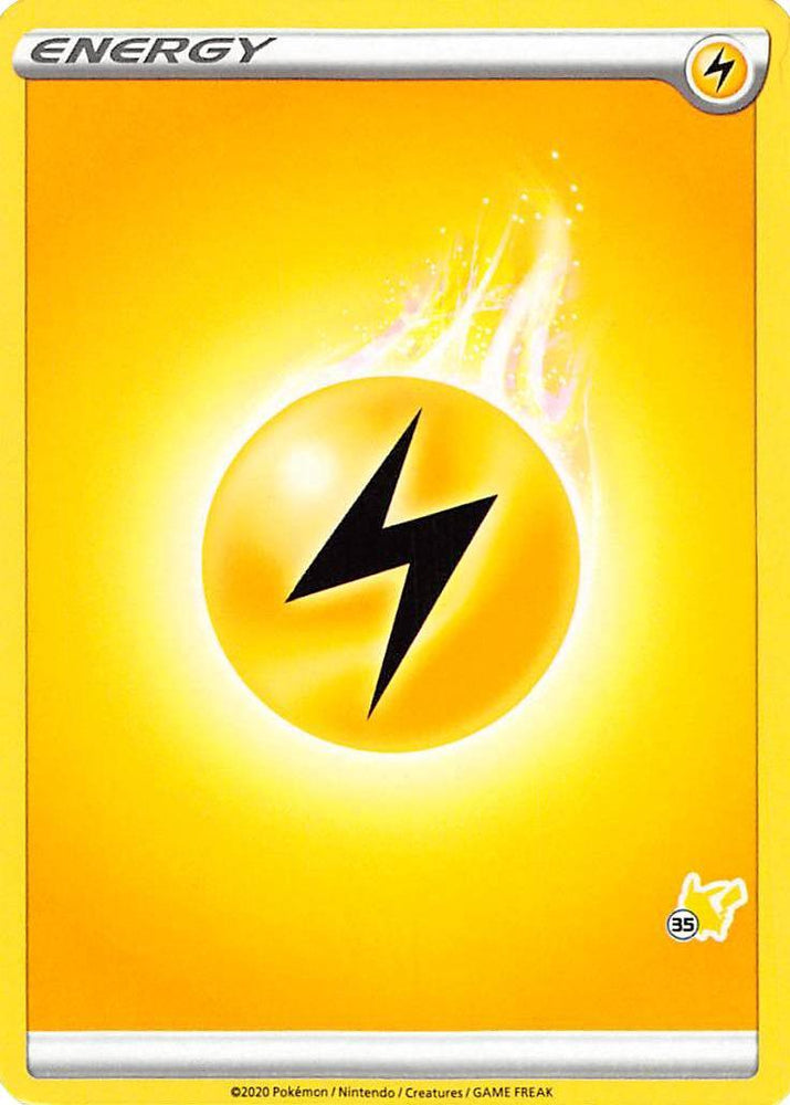 Lightning Energy (Pikachu Stamp #35) [Battle Academy 2022] (Online Only)