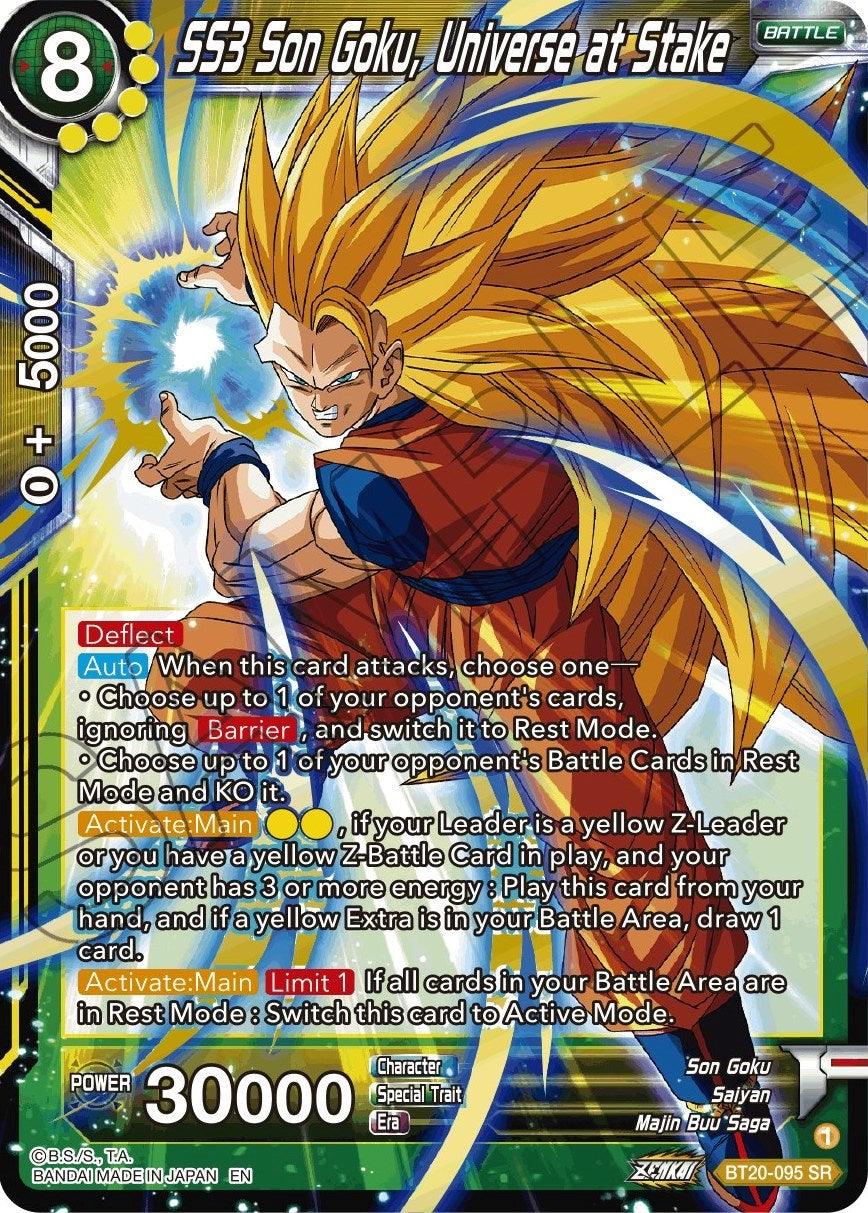 SS3 Son Goku, Universe at Stake (BT20-095) [Power Absorbed] (ONLINE ORDER ONLY)