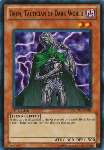 Gren, Tactician of Dark World [SDGU-EN008] Common (ONLINE ORDER ONLY)