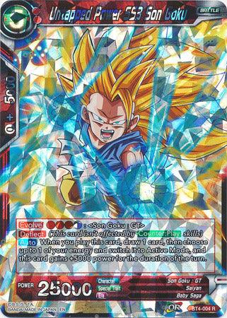 Untapped Power SS3 Son Goku (Shatterfoil) (BT4-004) [Dragon Brawl] (ONLINE ORDER ONLY)