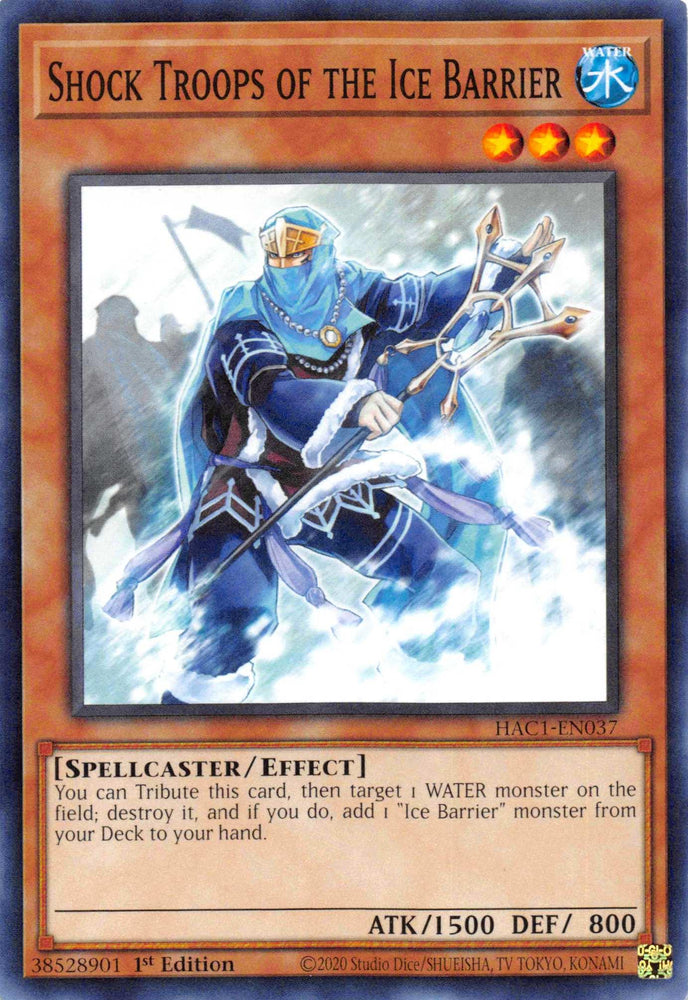 Shock Troops of the Ice Barrier [HAC1-EN037] Common (ONLINE ORDER ONLY)