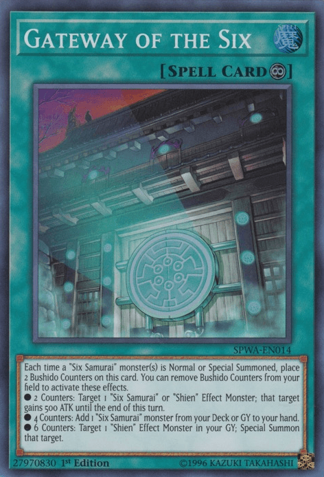 Gateway of the Six [SPWA-EN014] Super Rare (ONLINE ORDER ONLY)