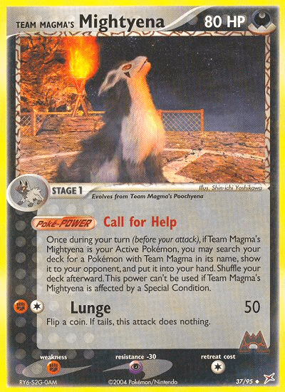Team Magma's Mightyena (37/95) [EX: Team Magma vs Team Aqua] (Online Only)