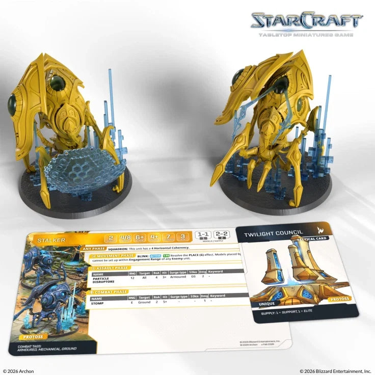 StarCraft The Miniatures Game: Protoss: Stalker Expansion Set (ONLINE ORDER ONLY)