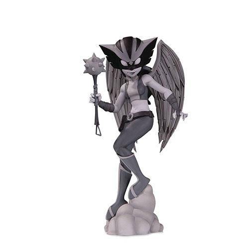 DC Artists' Alley Black & White Hawkgirl by Chrissie Zullo PVC Figure (ONLINE ORDER ONLY)