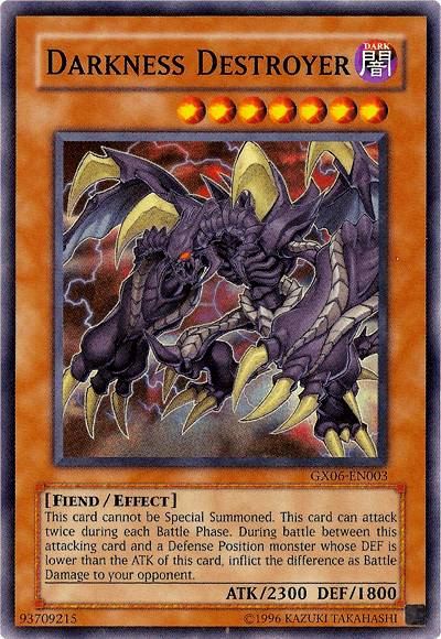 Darkness Destroyer [GX06-EN003] Super Rare (ONLINE ORDER ONLY)
