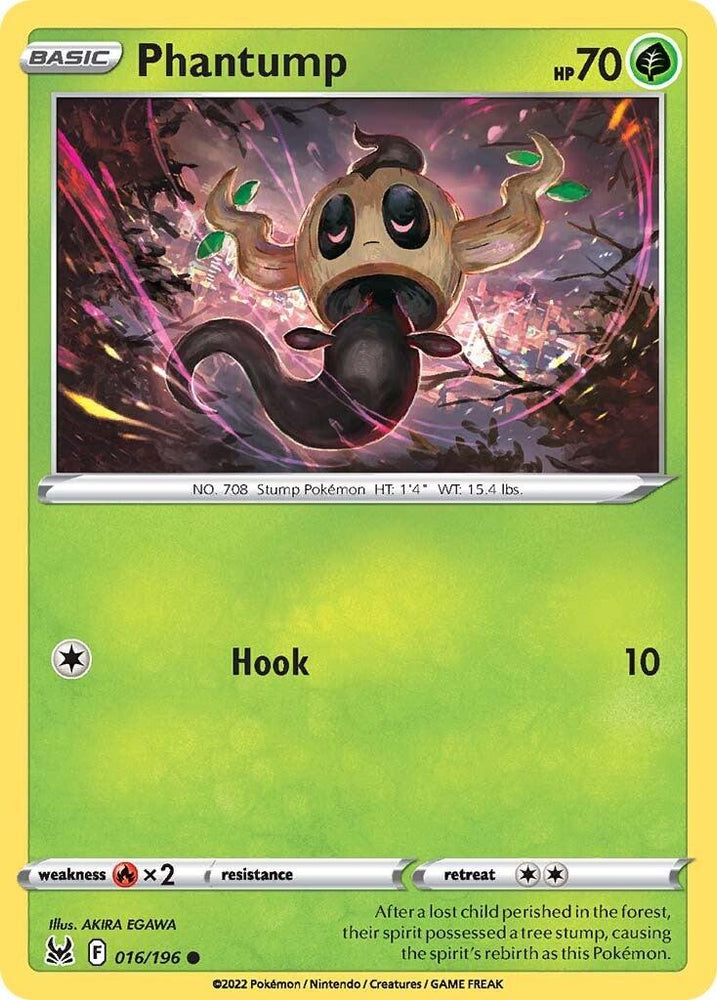 Phantump (016/196) [Sword & Shield: Lost Origin] (Online Only)
