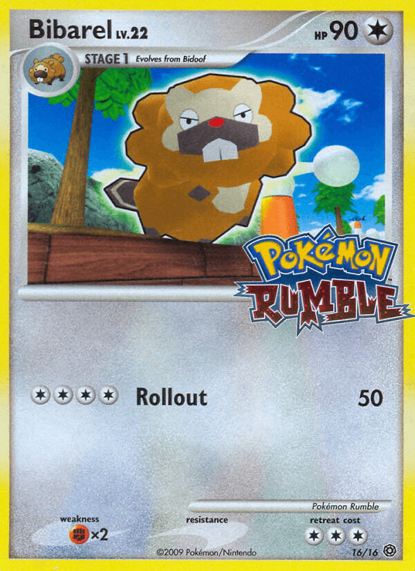 Bibarel (16/16) [Pokémon Rumble] (Online Only)