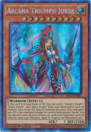 Arcana Triumph Joker (Collector's Rare) [KICO-EN001] Collector's Rare (ONLINE ORDER ONLY)