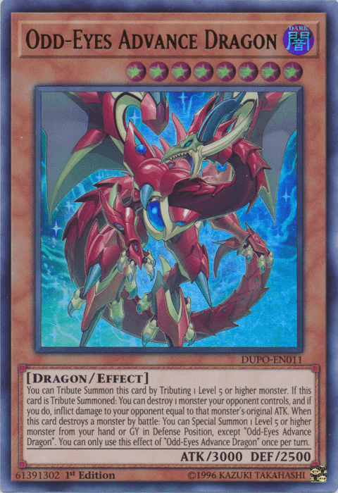 Odd-Eyes Advance Dragon [DUPO-EN011] Ultra Rare (ONLINE ORDER ONLY)