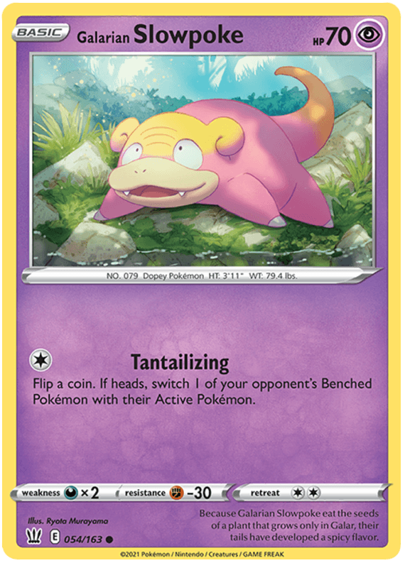 Galarian Slowpoke (054/163) [Sword & Shield: Battle Styles] (Online Only)
