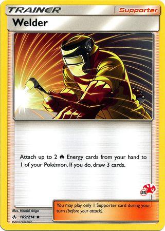 Welder (189/214) (Charizard Stamp #25) [Battle Academy 2020] (Online Only)