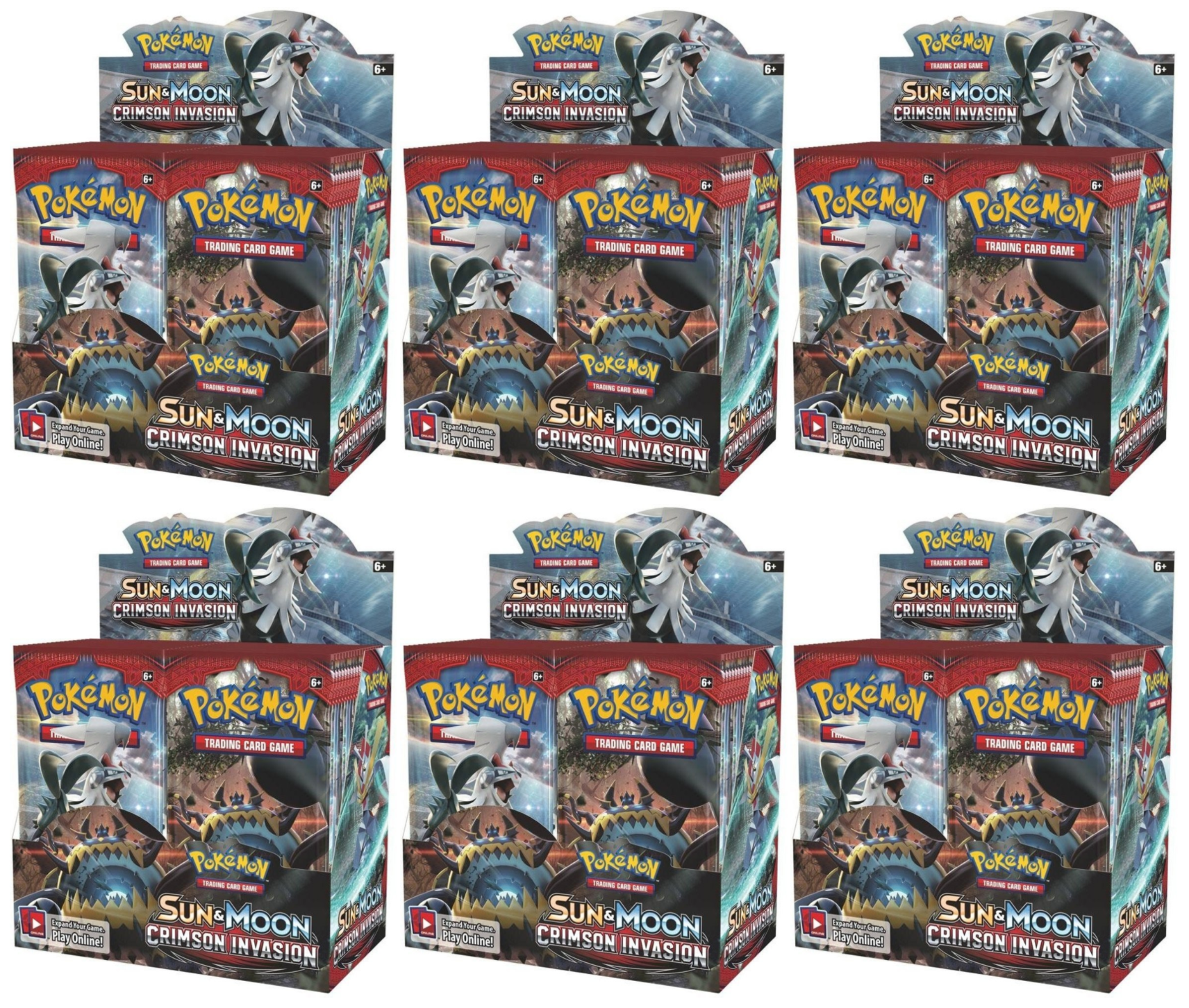 Sun & Moon: Crimson Invasion - Booster Case (ONLINE ORDER ONLY)