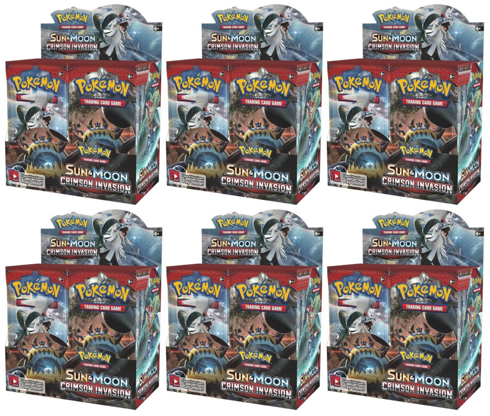 Sun & Moon: Crimson Invasion - Booster Case (ONLINE ORDER ONLY)